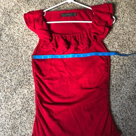 ♥️Red Ruffled Tank Top♥️ - Picture 5 of 7